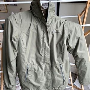 Columbia 3in1 Interchange Jacket - women’s small fleece liner - Omni Tech Shell